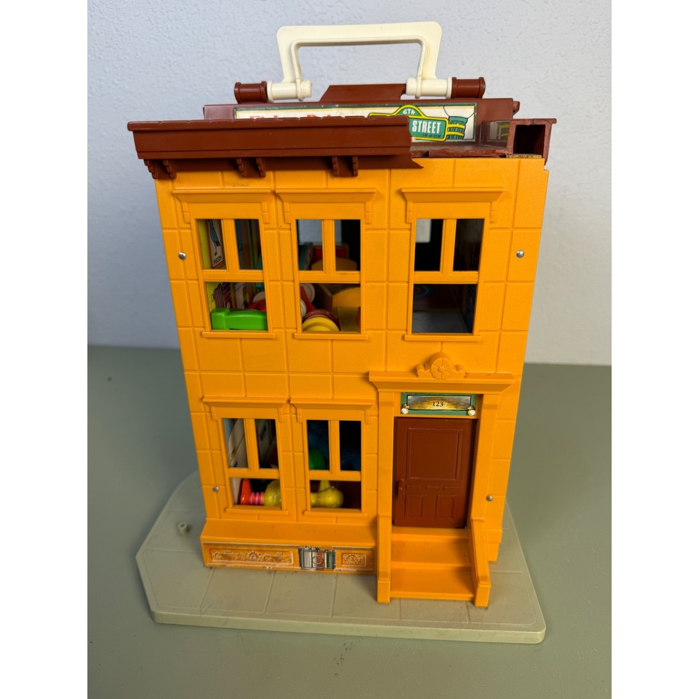 Fisher Price Sesame Street 938 Multi Fair Vintage 1974 Playset Kidcore Retro